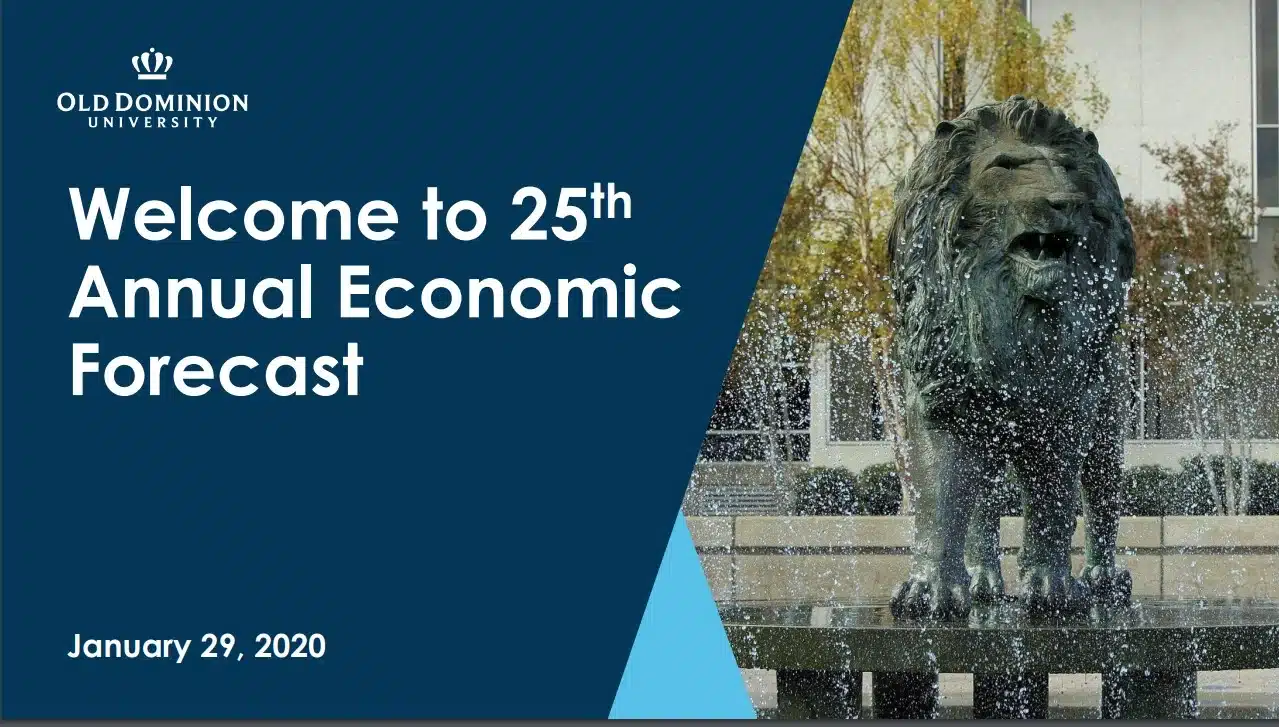 2020 Annual Economic Forecasting Project Presentation cover