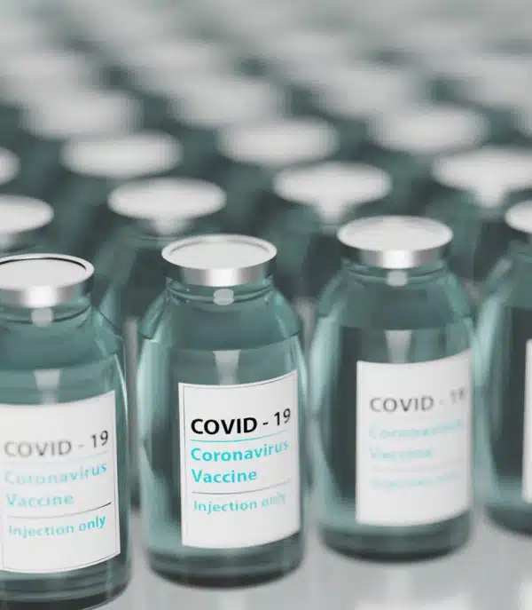 COVID-19 vaccine vials